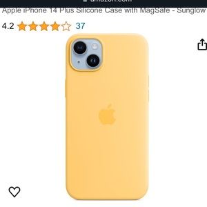 Apple silicone iPhone 14 Plus case